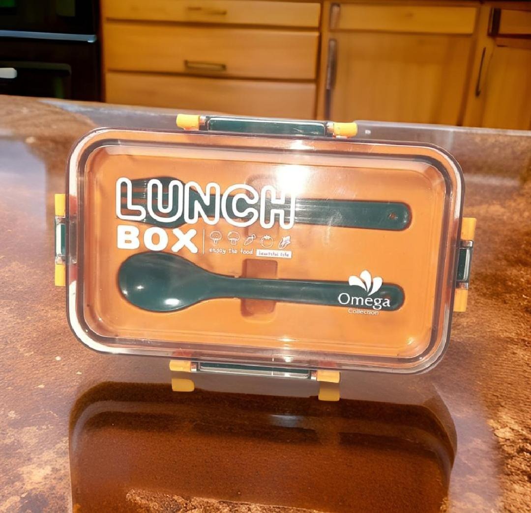 KENDY Kids Lunch Box with Spoon and Fork